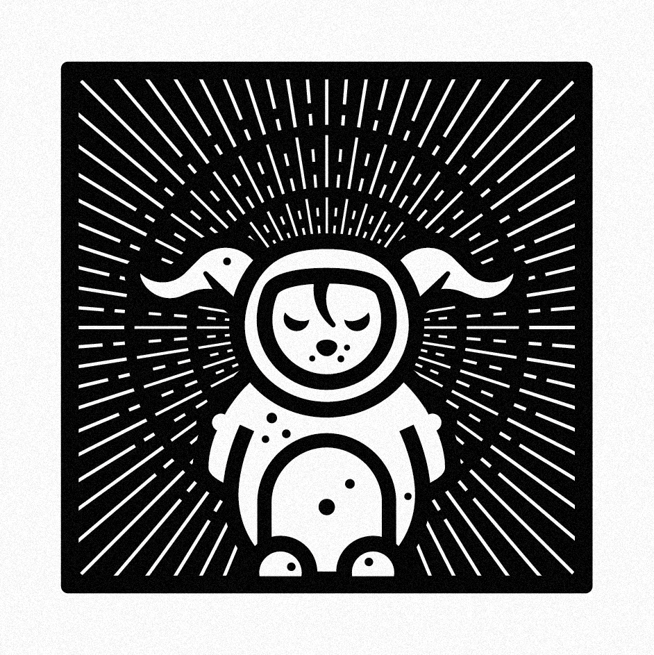 Wicked the Furry, Silkscreen print by Leffe Goldstein.